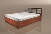 производство кроватей из массива,  комбинация дспл/массив.диван-кровать