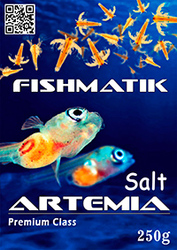 Соль для инкубации яиц артемии Fishmatik Premium Class,  250 g
